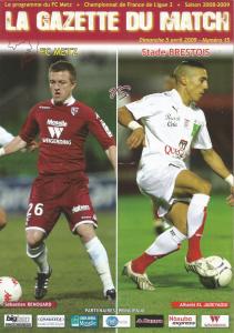 2009-04-05 : FCM – SB29 2008/2009 – programme en pdf