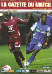 2008-10-17 : FCM – SCB 2008/2009 – programme en pdf