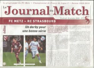 2009-10-30 : FCM – RCS 2009/2010 – programme en pdf