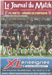 2011-05-20 : FCM – NO 2010/2011 – programme en pdf