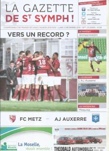 2013-12-02 : FCM – AJA 2013/2014 – programme en pdf