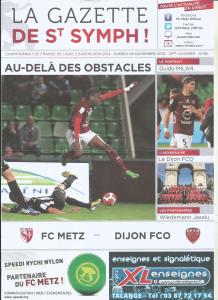 2013-11-09 : FCM – DFCO 2013/2014 – programme en pdf