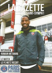 2014-11-21 : FCM – PSG 2014/2015 – programme en pdf