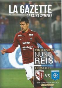 2015-11-21 : FCM – AJA 2015/2016 – programme en pdf