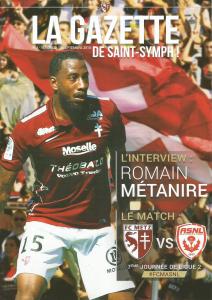 2015-09-18 : FCM – ASNL 2015/2016 – programme en pdf