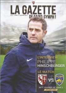 2016-01-11 : FCM – FCS 2015/2016 – programme en pdf