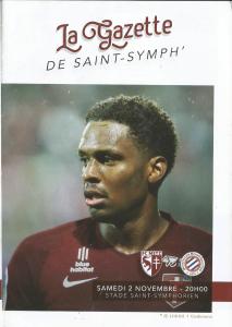 2019-11-02 : FCM – MHSC 2019/2020 – programme en pdf