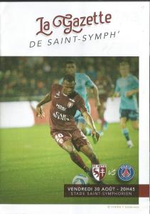 2019-08-30 : FCM – PSG 2019/2020 – programme en pdf