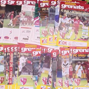 Programmes Matchs FC Metz de 2000/01 à 2004/05