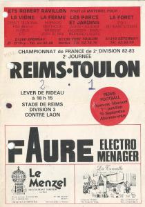 1982-08-07 : SdR-SCT 1982/83 – programme en pdf