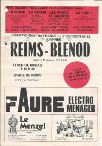 1982-10-16 : SdR-CSB 1982/83 – programme en pdf
