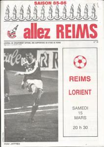 1986-03-15 : SdR-FCL 1985/86 – programme en pdf