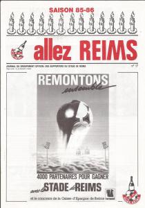 1986-04-12 : SdR-RCFCB 1985/86 – programme en pdf