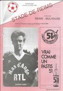 1987-03-13 : SdR-FCM 1986/87 – programme en pdf