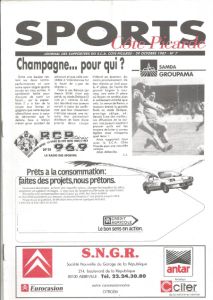 1987-10-29 : SCA-SdR 1987/88 – programme en pdf