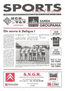 1988-07-21 : SCA-SdR 1988/89 – programme en pdf