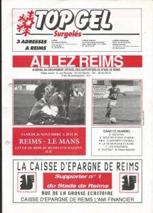 1988-11-26 : SdR-MUC72 1988/89 – programme en pdf
