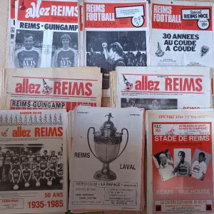 Programmes Matchs Stade de Reims de 1980/81 à 1989/90