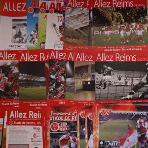 Programmes Matchs Stade de Reims de 2000/01 à 2009/10