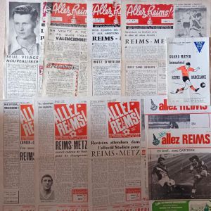 Programmes Matchs Stade de Reims avant 1980